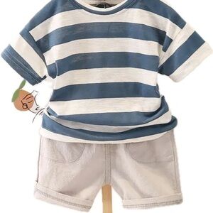 New boys’s 2 piece summer set size xxl 5T